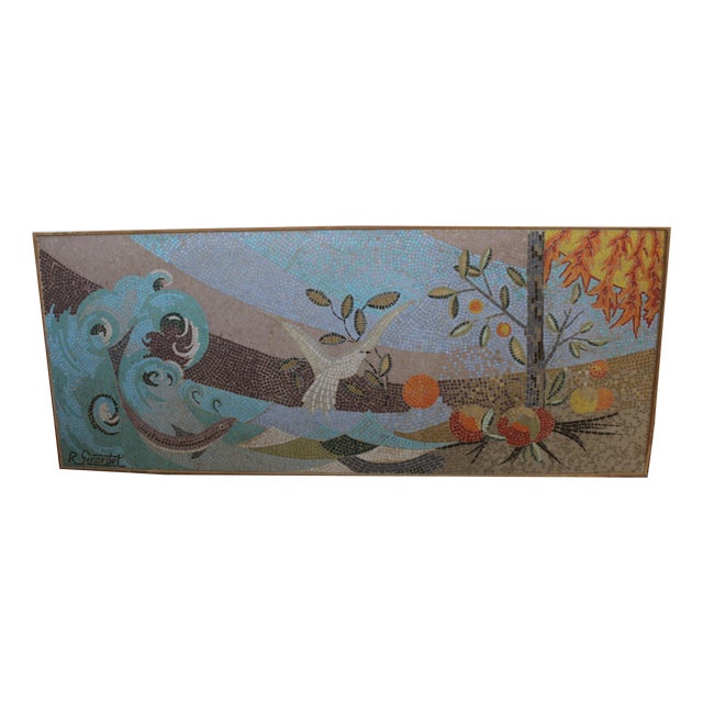 Mosaic by Girardet, 1950 For Sale