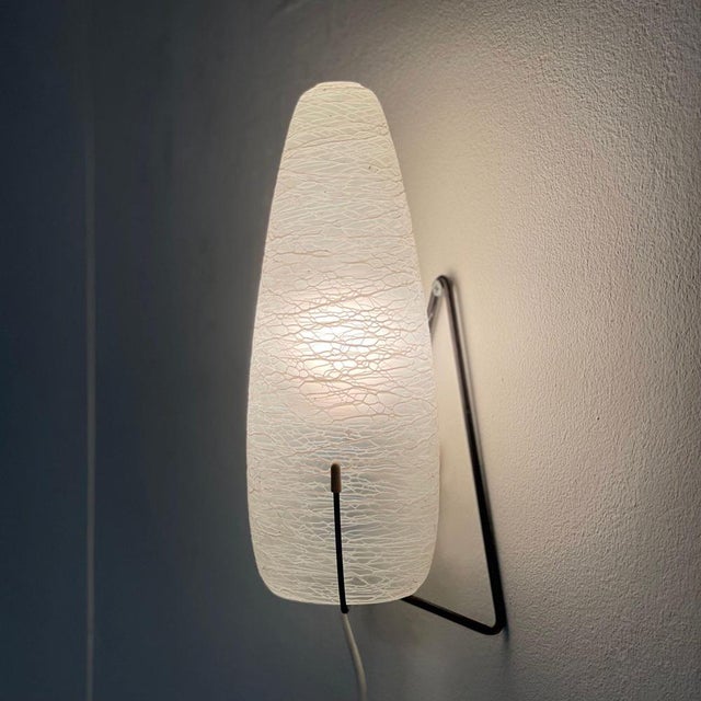 Glass Nx18 E/00 Wall Lamp in Satin Glass from Philips, 1958 For Sale - Image 7 of 14