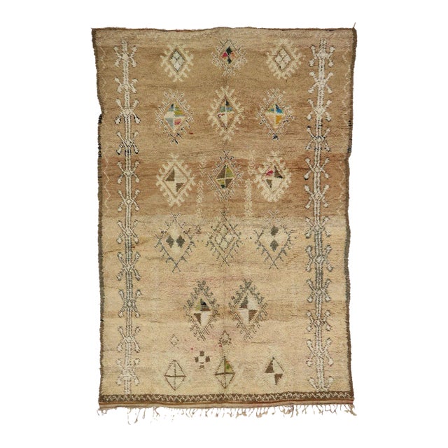 Vintage Beni MGuild Moroccan Rug - 06'07 X 09'08 For Sale