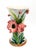 Vintage Italian Hand-Sculpted Floral Vase | Hand Painted Ceramic | Cottagecore, French Garden, Italian Pottery For Sale - Image 14 of 14