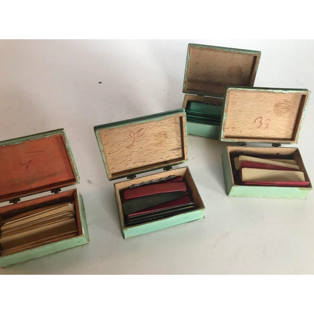 Green Traditional Green Dresser Boxes - Set of 4 For Sale - Image 8 of 10