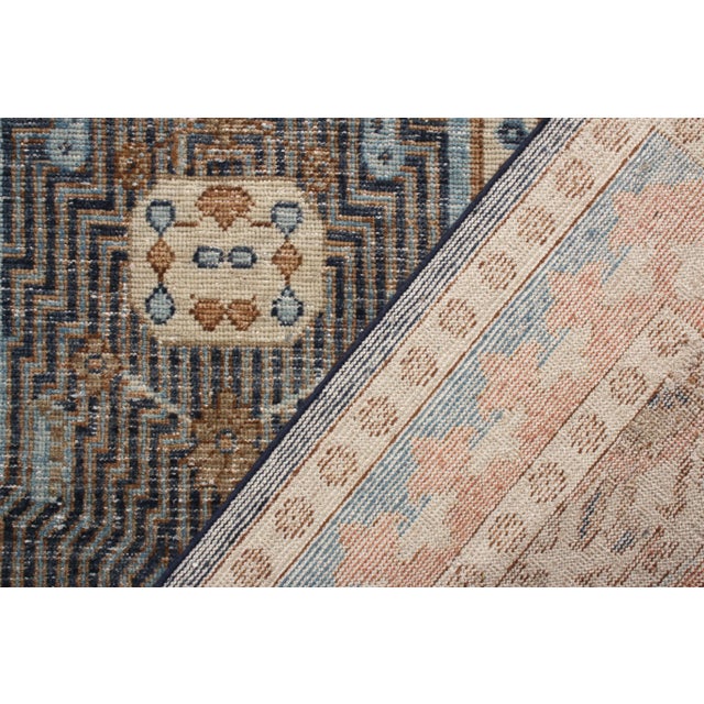 Not Yet Made - Made To Order Rug & Kilim’s Boulevard Rug in Blue and Rust , 10x14 For Sale - Image 5 of 6