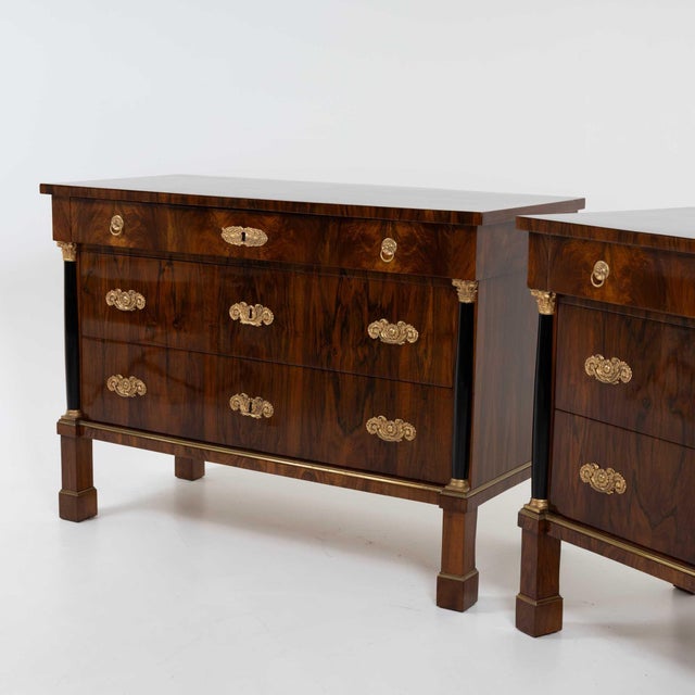 Pair of Large Italian Chests of Drawers, circa 1820 For Sale - Image 9 of 13