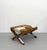 Vintage Cowhide Ottoman With Nailhead Trim For Sale In West Palm - Image 6 of 7