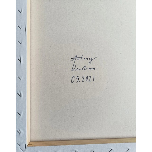 2020s Contemporary Abstract Acrylic on Canvas "c5.2021" by Antony Densham For Sale - Image 5 of 5