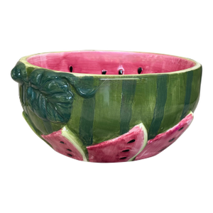 Vintage Trompe L’Oleil Watermelon Bowl
