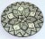 21st Century Black White Moroccan Porcelain Plate For Sale - Image 4 of 4