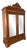 French Two-Door Wardrobe in Mahogany For Sale