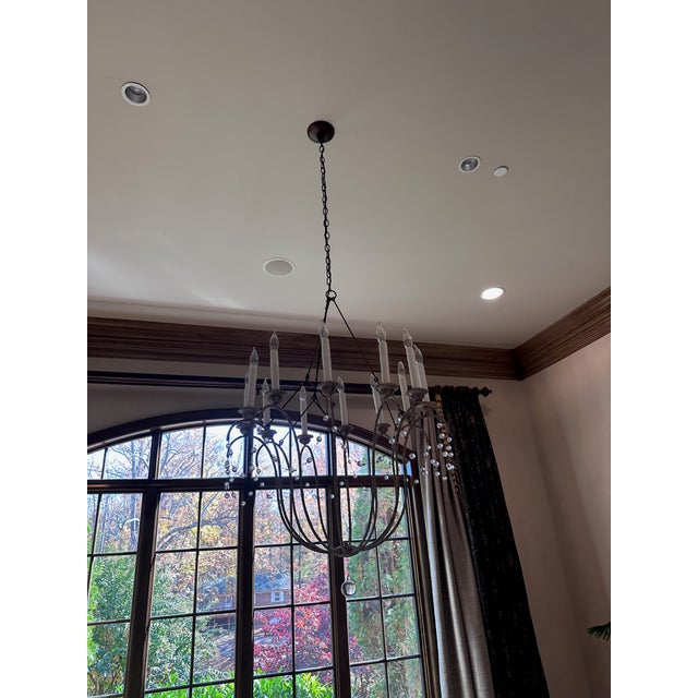 Niermann Weeks 12 Arm Italian Chandelier For Sale In Washington DC - Image 6 of 12