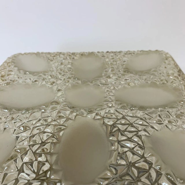 Mid-Century Glass Ceiling / Wall Lamp, 1970s For Sale - Image 4 of 10