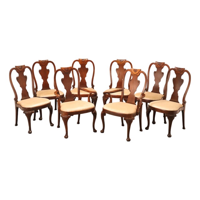 Baker Historic Charleston Reproductions Set of Eight Mahogany Dining Chairs For Sale