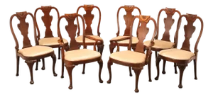 Baker Historic Charleston Reproductions Set of Eight Mahogany Dining Chairs