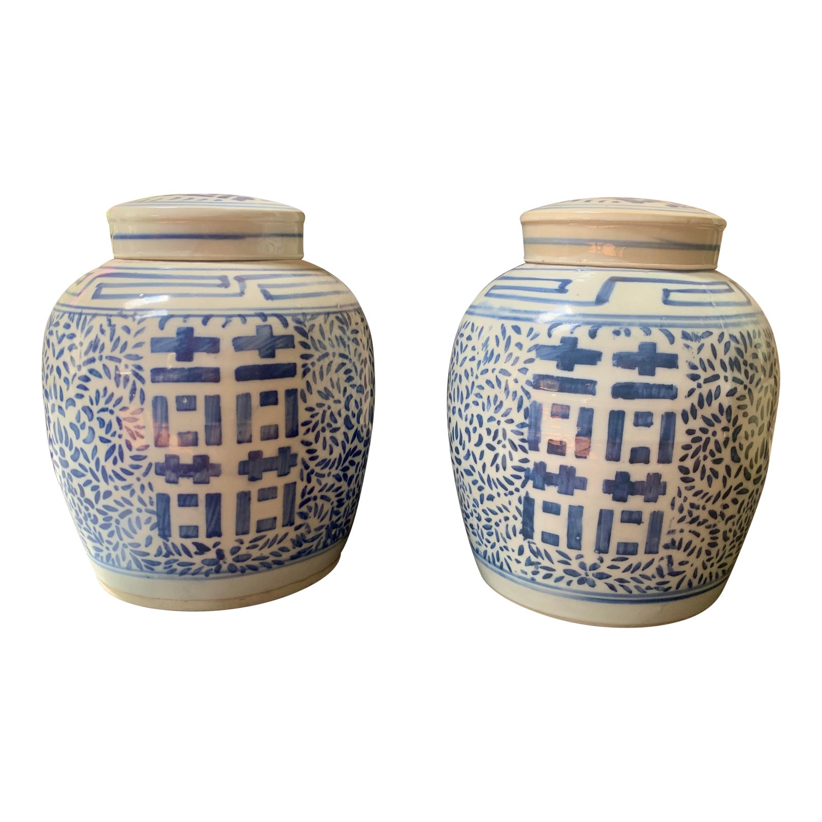 Antique Asian Ginger Jars a Pair Chairish