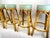 1960s 1960s Set of 4 Mid Century Cal-Asia Rattan Bar Stools With Mint Green Upholstered Seats For Sale - Image 5 of 8