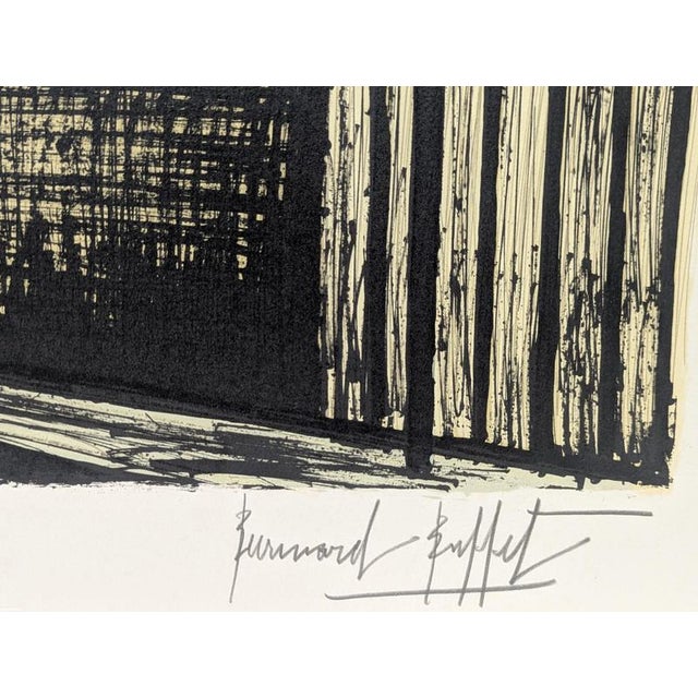 1980s Bernard Buffet, Alfortville Church, 1984, Lithograph For Sale - Image 5 of 6