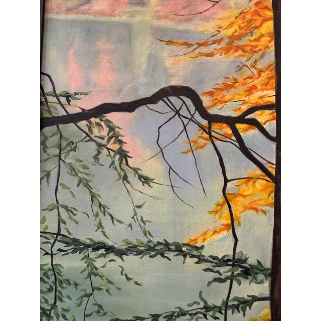 Landscape With Autumn Leaves by James Huntsberger For Sale In Philadelphia - Image 6 of 14