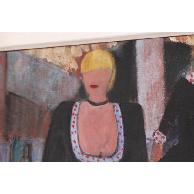 Ingert Eriksson, The Bar, 1960s, Oil on Canvas For Sale - Image 10 of 15