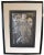 Art Nouveau Framed Silver Tile With Angel Figure Mirror For Sale - Image 3 of 5