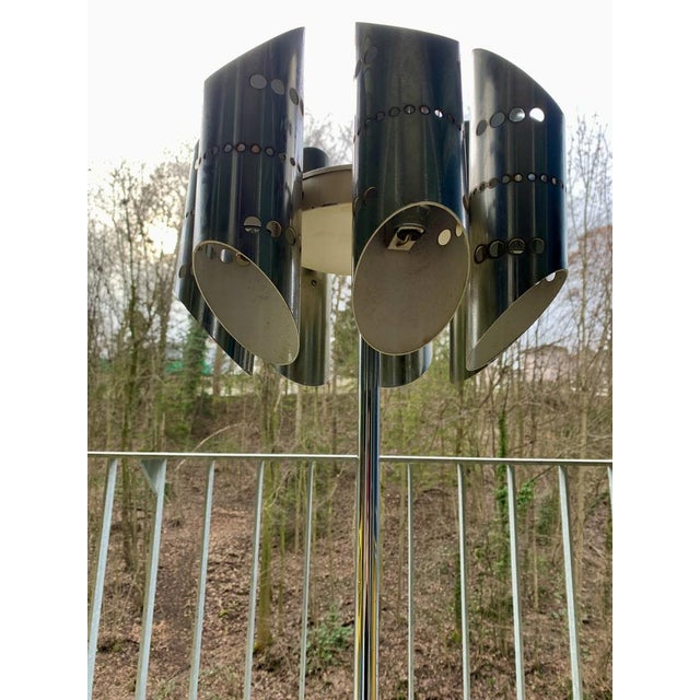 Space Age Floor Lamp in the style of Sciolari, 1960s For Sale - Image 9 of 18