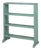 Small Industrial Mint-Colored Rack with 4 Shelves, Belgium, 1920s For Sale