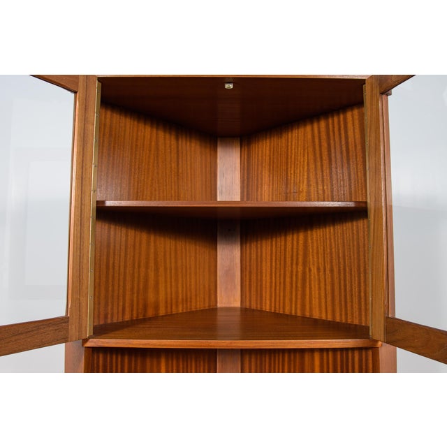 Mid-Century Modern Teak Corner Cabinet, Denmark, 1960s For Sale - Image 10 of 18