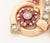 Vintage Rose Gold, Diamond, and Ruby Pendant For Sale In New York - Image 6 of 8