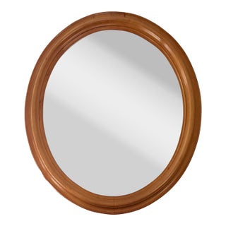 1952 Statton Furniture Oval Wall Mirror For Sale