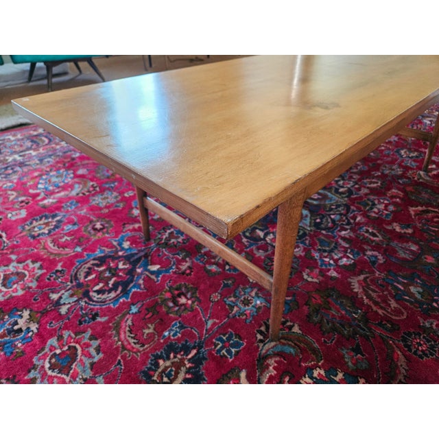 1960s MCM Paul McCobb Planner Group Coffee Table With Drawer For Sale - Image 6 of 9