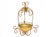 Hollywood Regency Vintage Italian Gilt Metal Hanging Planter For Sale - Image 3 of 12