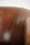 English-Style Club Chair in Sheepskin Leather For Sale - Image 11 of 14