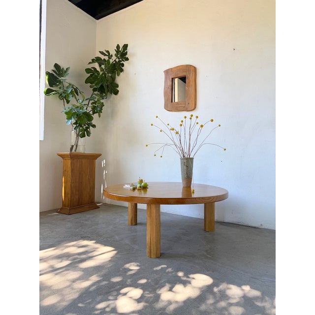 Brutalist Organic Wooden Mirror, 1960s For Sale - Image 11 of 18