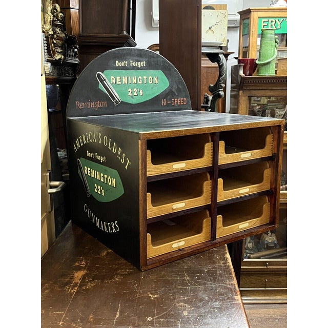 Large Advertising Cabinet with Pull-Out Drawers For Sale - Image 3 of 18