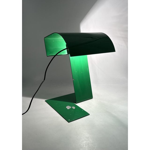 Blitz Table Lamp in Emerald Green by Trabucchi, Vecchi, Volpi for Stilnovo, Italy, 1972 For Sale - Image 16 of 17