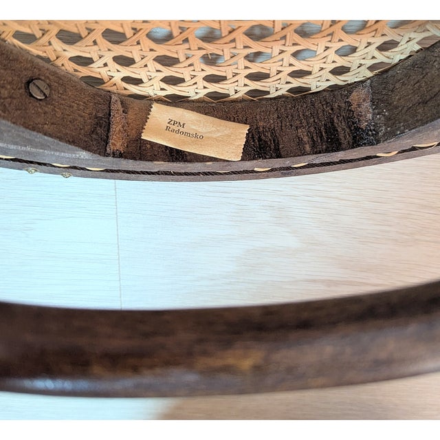 1960s Sweetheart Bentwood & Cane Chairs by ZPM Radomsko for Thonet For Sale - Image 12 of 14