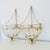 Antique White Vintage French Country Wrought Iron Hanging Planter Baskets, a Pair of Two For Sale - Image 8 of 12