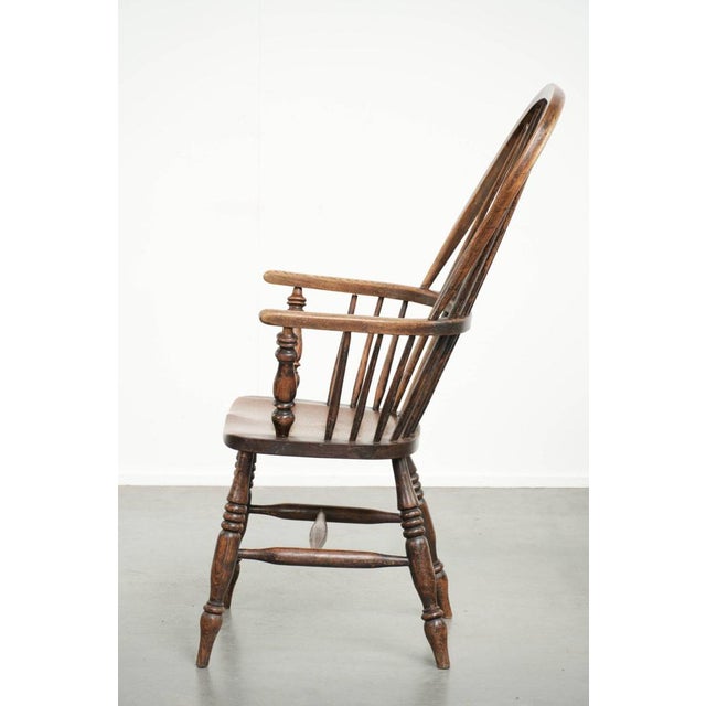 Antique English Spindle Chair, 1800s For Sale - Image 5 of 15