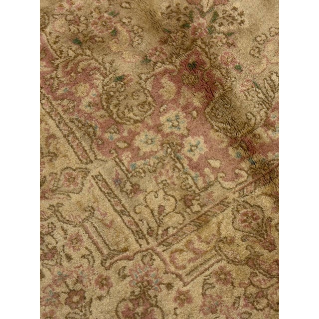 1960s Vintage Persian Kerman Hand-Knotted Rug - 5′11″ × 9′4″ For Sale In Washington DC - Image 6 of 15