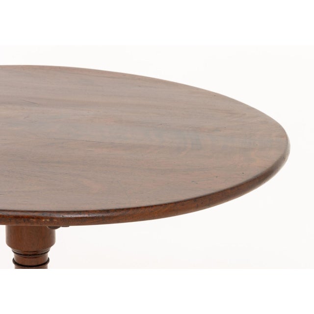 American Mahogany Tripod Table, 19th Century For Sale - Image 4 of 7