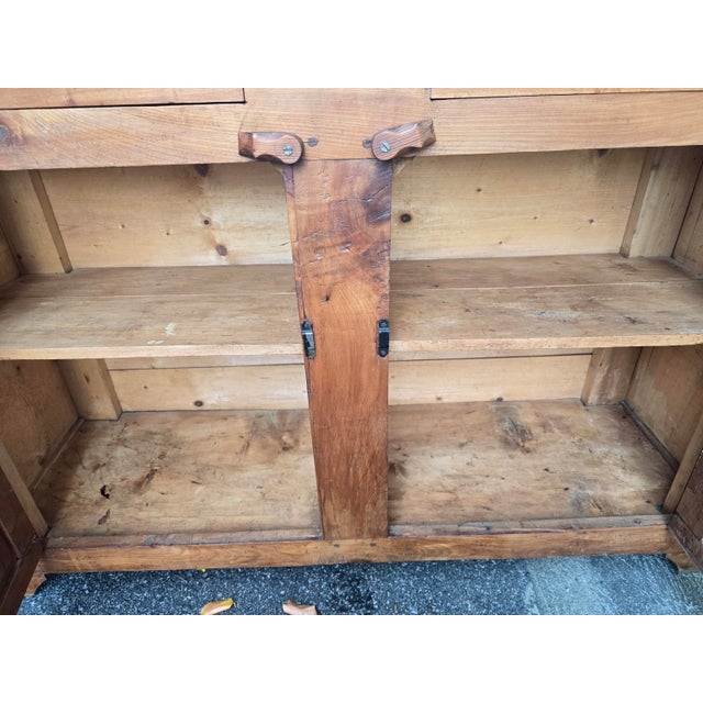 Tan Antique Farmhouse Sideboard in Cherry Wood, 1900 For Sale - Image 8 of 13