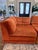 Vintage 1970s Burnt Orange Modular Sectional Sofa in the Style of Milo Baughman For Sale - Image 6 of 15