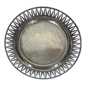 Vintage Silver Plated Wine Coaster