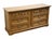 BASSETT FURNITURE Solid Pecan Italian Mediterranean Style 62" Double Dresser 290-28-217 31" High 62" Wide 19" Deep We...