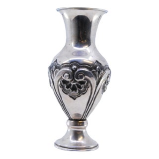 Small Silver Jug with Shells and Reliefs For Sale
