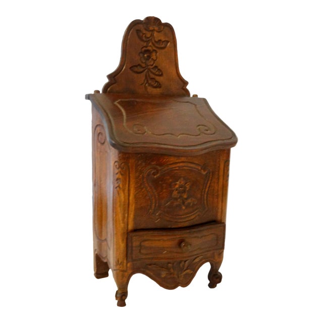 Antique French Salt Table Cabinet Boite à Sel Box For Sale