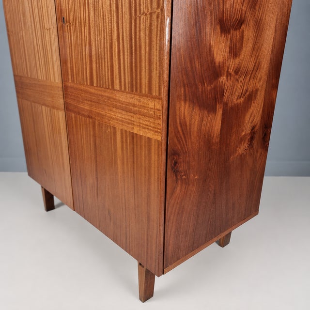 Brown Vintage Wardrobe by Francisek Mezulanik, 1960s For Sale - Image 8 of 12