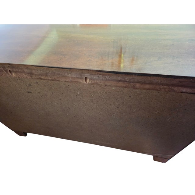 1980s Ethan Allen Canova Campaign Dresser Chest of Drawers Console Sideboard For Sale - Image 12 of 18