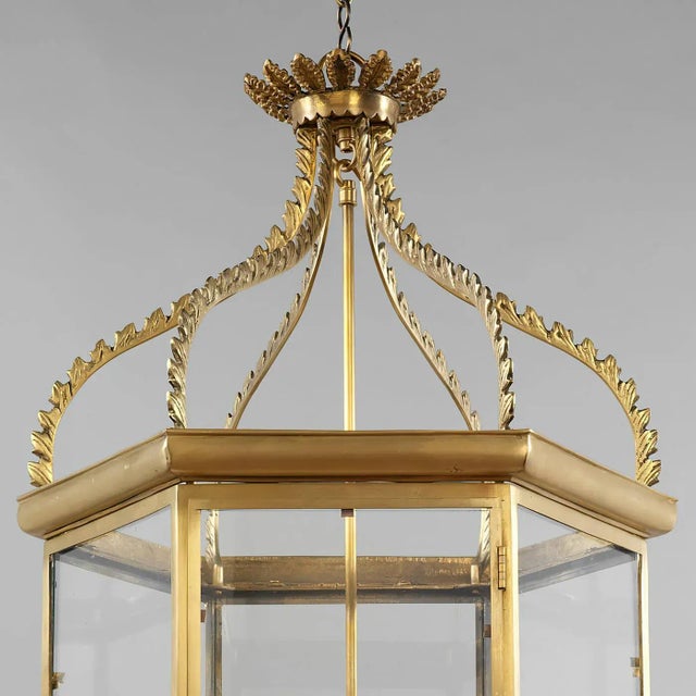 Traditional Regency Hall Lantern - Large For Sale - Image 3 of 4