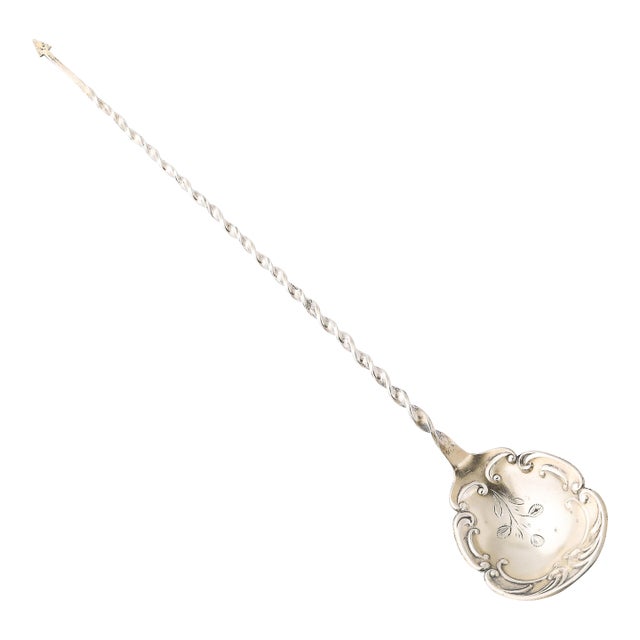 Arts & Crafts Movement Sterling Silver Olive Pick & Scoop, Whiting Manufacturing For Sale