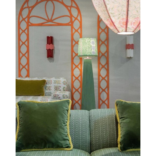 Cream Malone Wall Light in Ceramic with Glossy Lacquered Finish by Popus Editions For Sale - Image 8 of 12