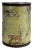Vintage Decoupage Tin Wastebasket or Umbrella Stand For Sale